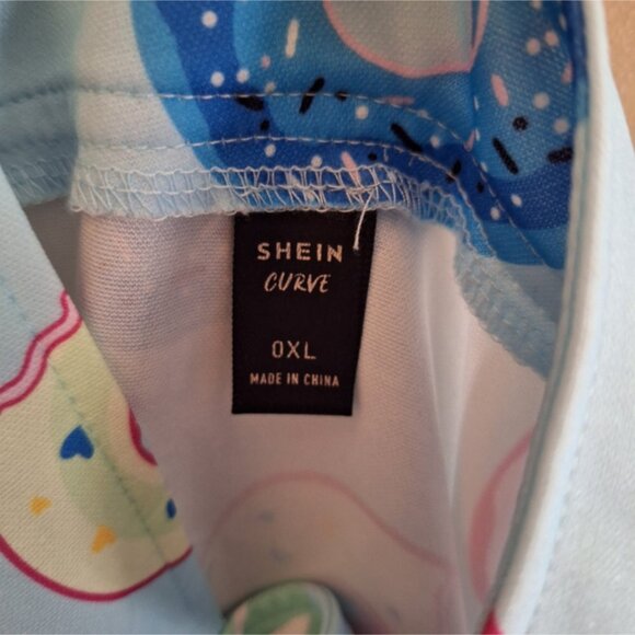 Donut Print Overall Dress Size 12/ 0XL - Picture 8 of 10